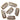 Brown replacement clips for attaching clip-in human hair extensions – Rubin Extensions®