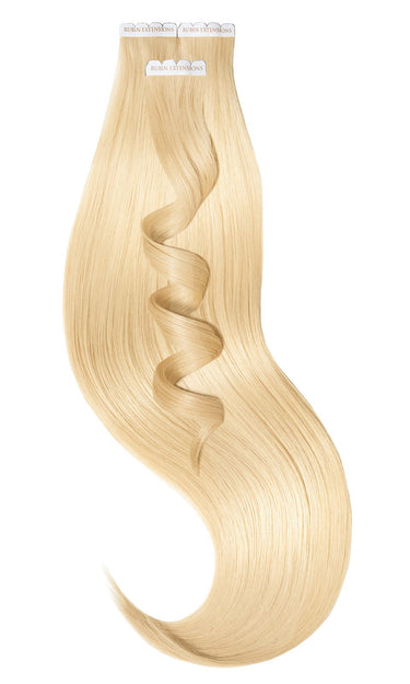 Honey Blonde Excellence Line tape-in extensions, 100% Remy human hair, 25–55 cm – Rubin Extensions®