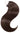 Chestnut Dark Brown microring strands, Pro-Deluxe Line, 100% human hair, 40 to 50 cm – Rubin Extensions®