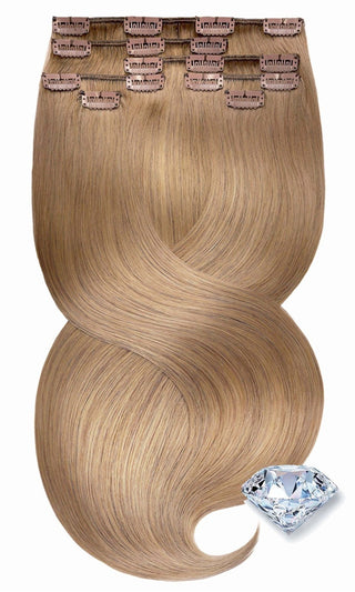 Clip-in Extensions Diamond Line Salty Caramel