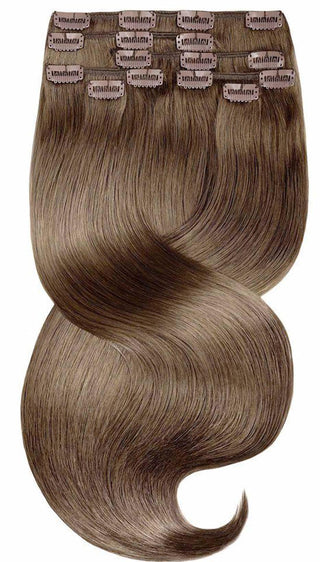 CLIP-IN EXTENSIONS LUXURY  Light Natural Brown