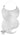 Silver Blonde one-piece halo hairpiece, Diamond Line, 30 cm, Remy human hair – Rubin Extensions®