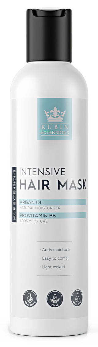 Intensive Hair Mask with Argan Oil and Aloe Vera, Deep Care for Smooth and Hydrated Hair, Vegan and Paraben-Free, 200 ml