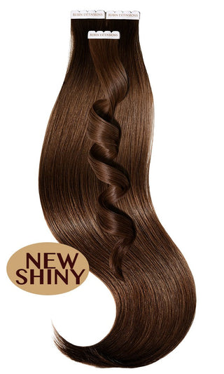 EXCELLENCE LINE TAPE-IN EXTENSIONS Chestnut Flash Brown