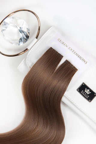 Keratin Bondings Hair Strands Chestnut Flash Brown Pro-Deluxe Line