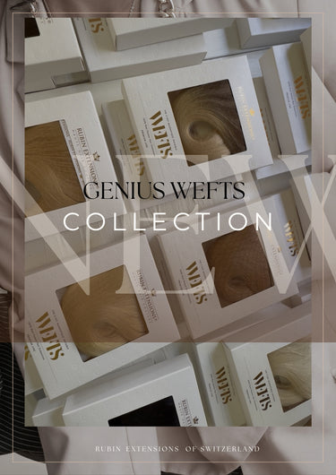 Bandes de cheveux - Genius Wefts - Extensions adhésives cheveux naturels Honey-Honey - Premium Line
