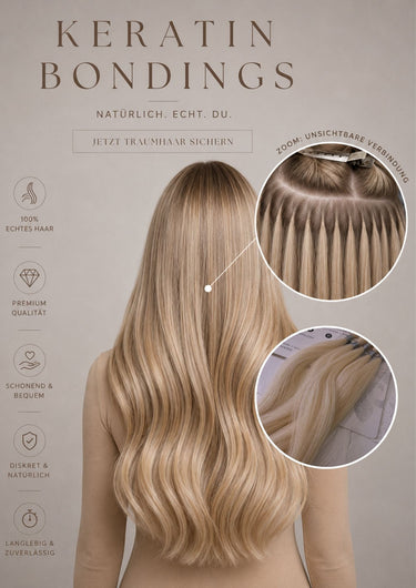 Close-up of glossy ends of Black bulk hair, Virgin human hair quality – Rubin Extensions®