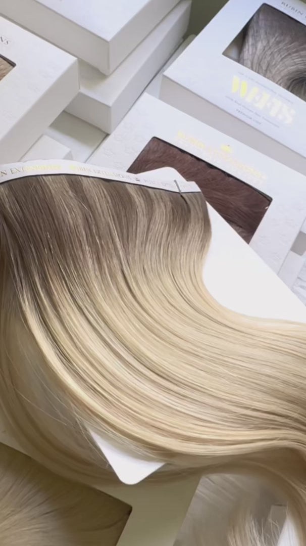 Genius Weft Champagne Melt Balayage – Rubin Extensions®